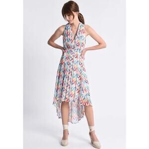 Molly Bracken Parasol Printed High Low Dress Size Small